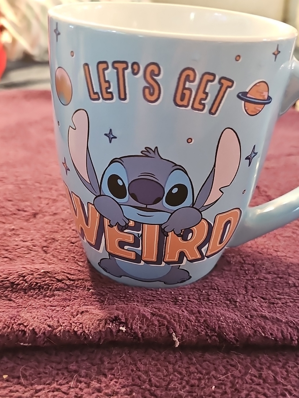 Disney Stitch Let's Get Weird Mug
